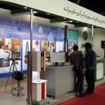 Making a booth of Mehr Technical Engineering Company in the industry exhibition